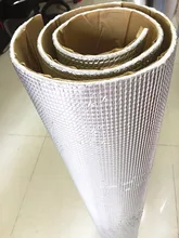 100CM*100CM Aluminum Foil Heat Insulation Car Stereo Audio Sound Deadener Mat Noise Deadening Speaker Sound Vibration Dampening