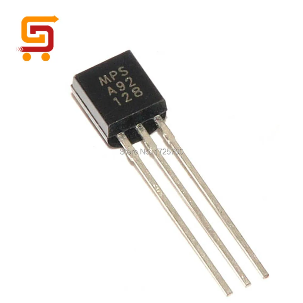 100Pcs A92 MPSA92 TO-92 PNP General Purpose Switching Transistor For DIY