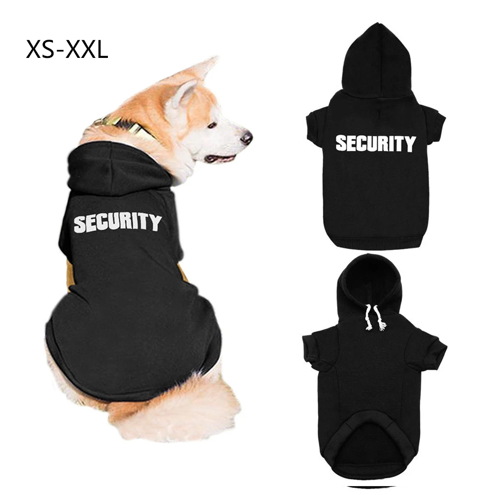 

New Soft Dog Clothes Coat Pet Puppy Coats Hoodie Jacket Black Lovely XS S M L XL XXL Optional