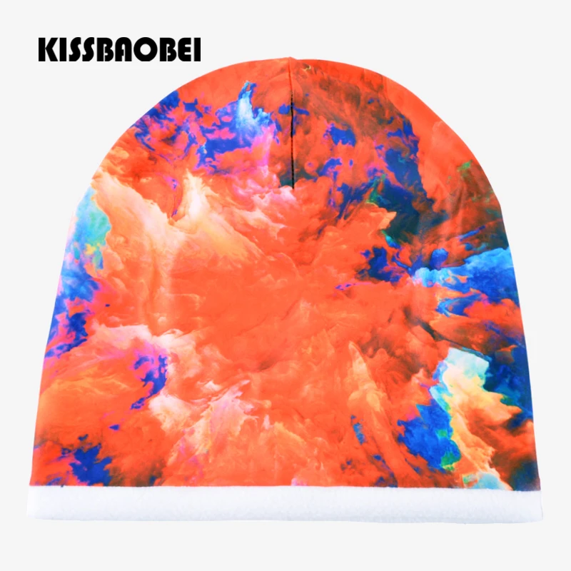 Cool Color Camouflage Winter Beanie Hat For Men Women Plus Velvet Warm Hats Hip Hop Caps Boy Girl Fashion Bonnet Gorro | Аксессуары для