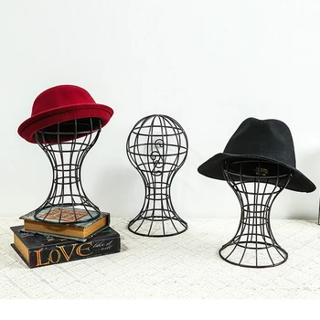 

Metal Iron Mannequin Head For Hat Display Hats Display Head Mannequin Stand