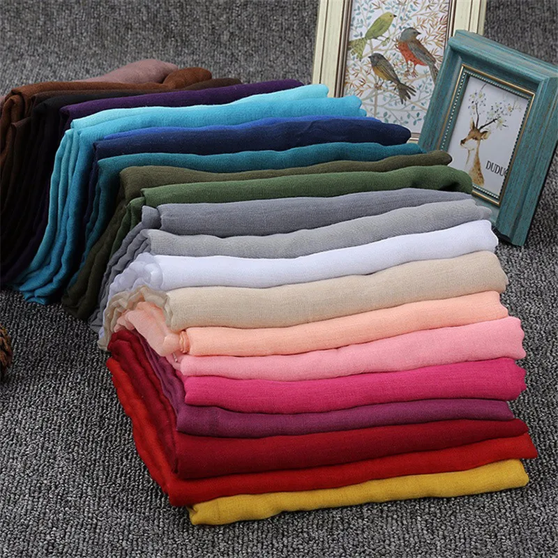 100-180cm-Oversized-Muslim-Hijab-Scarf-Shawls-and-Wraps-Islamic-Headscarf-Soft-Solid-Cotton-Women-Scarves