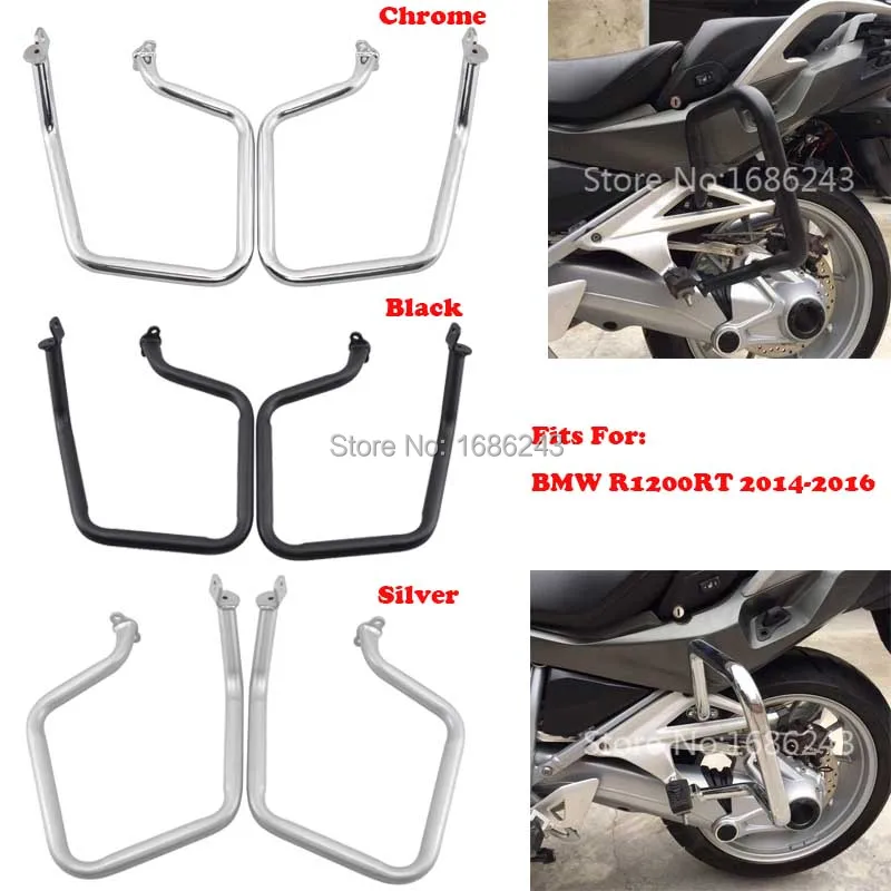 

Motorcycle Rear Engine Guard Crash Bars Heed Fit For BMW R 1200 RT R1200RT 2014 2015 2016