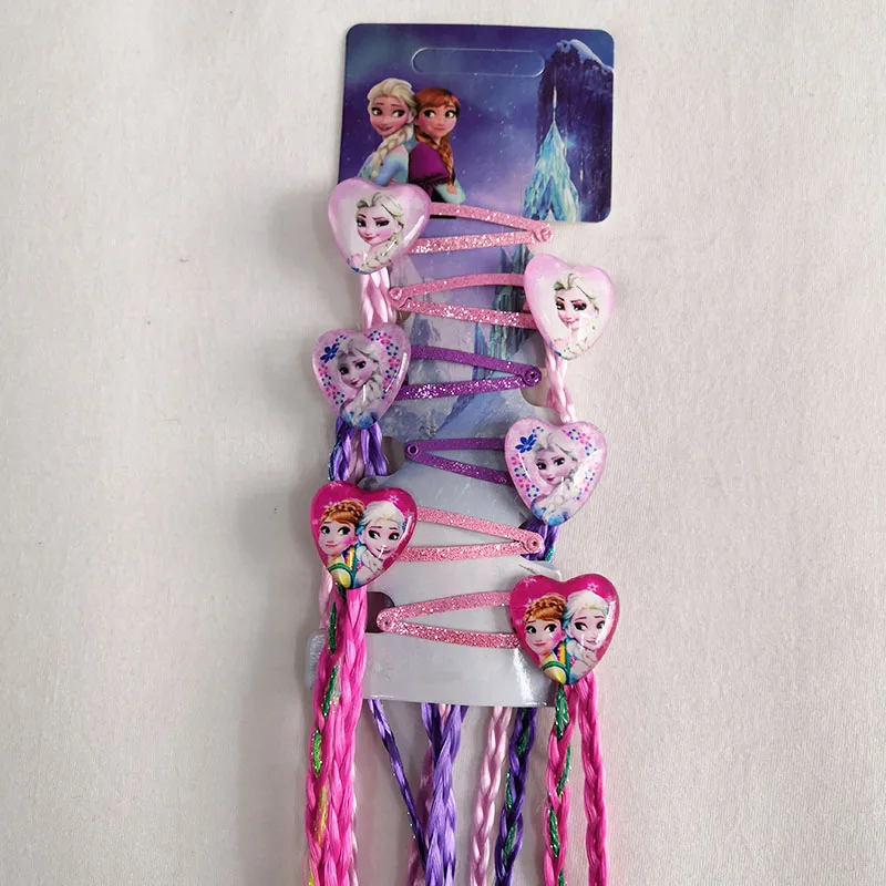 Новые милые детские заколки для волос с героями мультфильмов принцесса Эльза