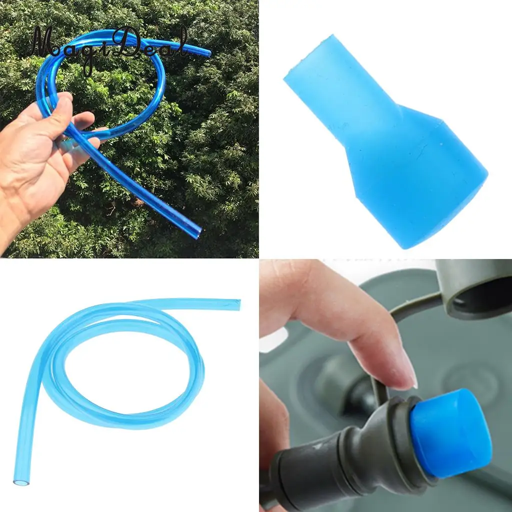 Hiking Water Bottle Hose Hydration Backpack Tube Pipe + Bite Valve Nozzle for Men Women Outdoor
