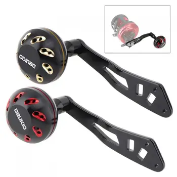 

Baitcasting Fishing Reel Replacement Handle Drum Reel Rocker Arm Grip Support 5x8mm and 4x7mm Hole Size for ABU DAIWA SHIMANO