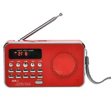 Мини Портативный с антенной fm-радио 4 32 Гб TF карты, SD карты 3 Вт динамик 1,0 MP3 2-4H AUX плеер 87,5-108 МГц