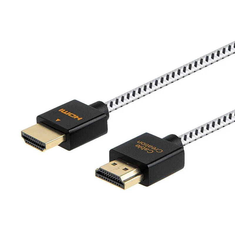 Ультра тонкий HDMI папа-папа HDMI 2,0 высокоскоростной ультра тонкий низкопрофильный кабель Поддержка 3D 4 k@ 60 Гц, возврат аудио для PS4