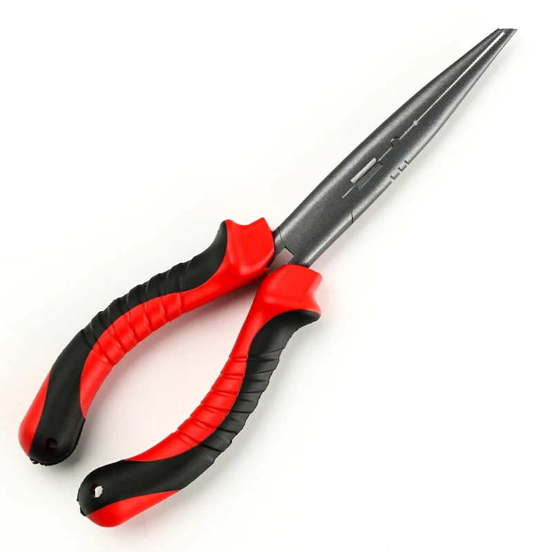 

Stainless Steel Fishing Pliers Red Sea Fishing Scissors Braid swivel Snap Hook Tools 7''/9'' Anti-rust Dirt-proof Split Ring