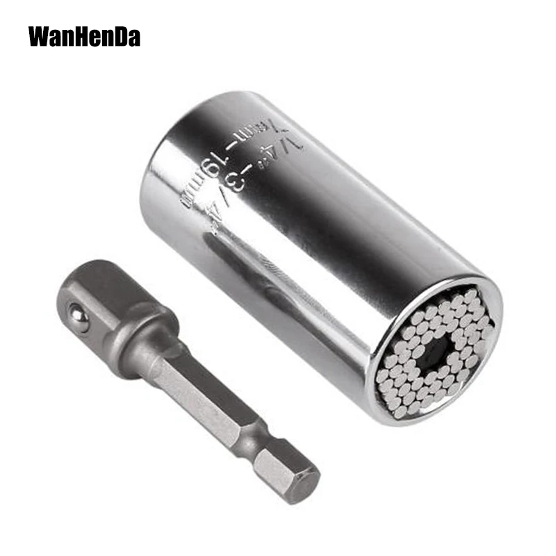 

Universal Torque Wrench Head Set Socket Sleeve 7-19mm Power Drill Ratchet Bushing Spanner Key Magic Multi Hand Tools Drill bit