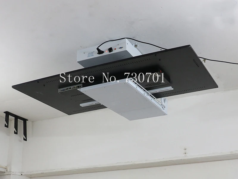 Us 899 0 2018 Motorized Electric Hidden Flip Down False Ceiling Led Lcd Ceiling Tv Lift Mount Hanger Holder Remote Control 110v 250v In Plug With
