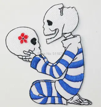 

3.9" Hamlet "Alas, Poor Yorick" Theme Skulls Movie TV Series music band Embroidered Emblem iron on patch Baseball Cap Badge