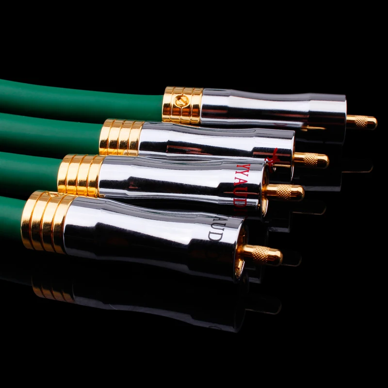 YYAUDIO High Quality Hifi Audio 2328 Pure Copper HiFi Audio cable RCA interconnect cable
