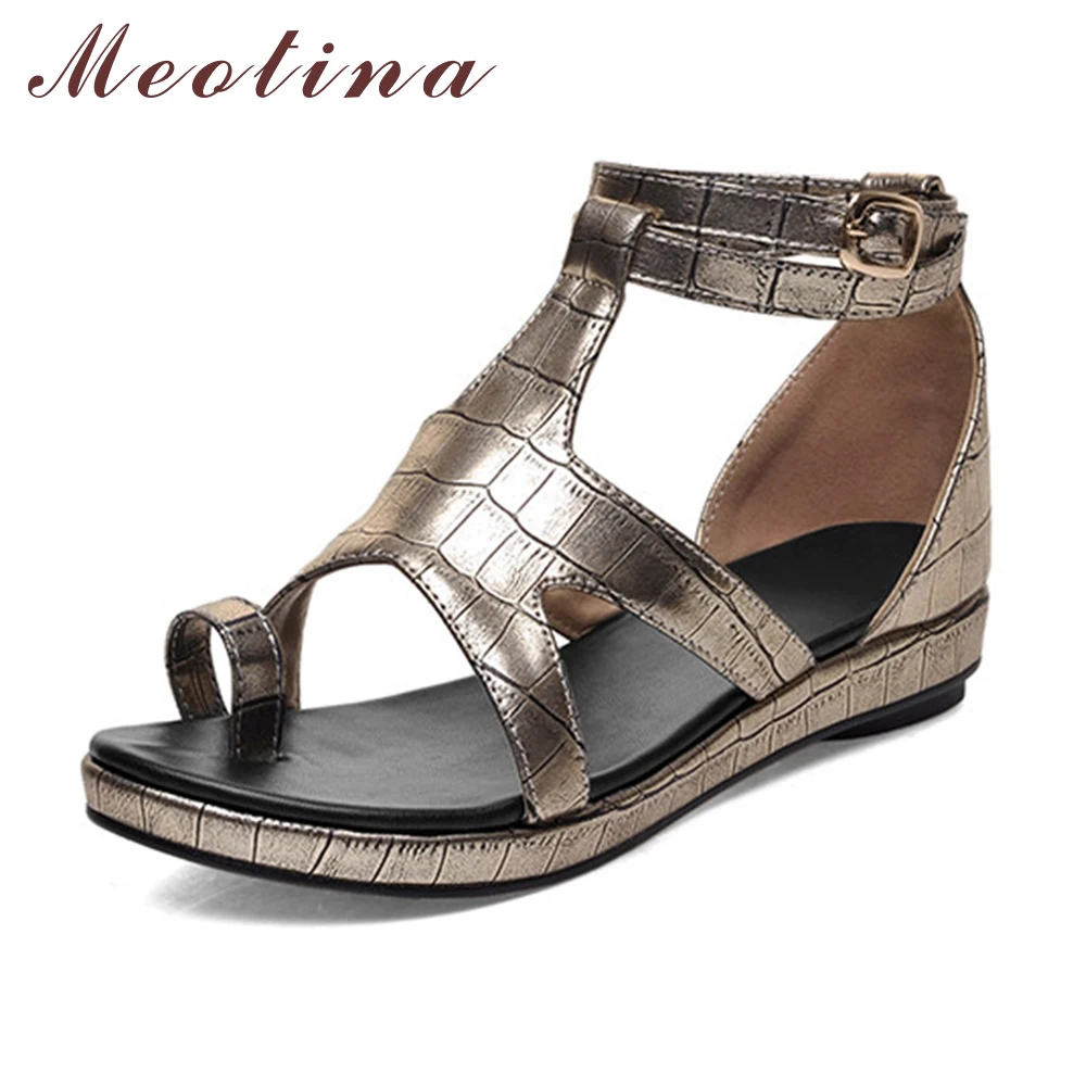 ヾ(^ ^)ノMeotina Rome Ladies Sandals ̿̿̿(•̪ ) Thong Thong ...