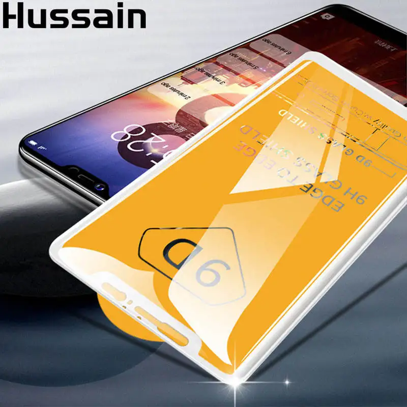 

HUSSAIN 9D Curved Tempered Glass on Screen Protector For Xiaomi mi9 SE mi8 SE Lite Redmi 7 Note7 mi play Protective Glass