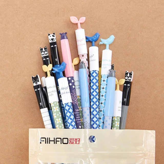 30 pcs cute gel pens value pack 0.35mm 0.5mm roller ball pen Wholesale