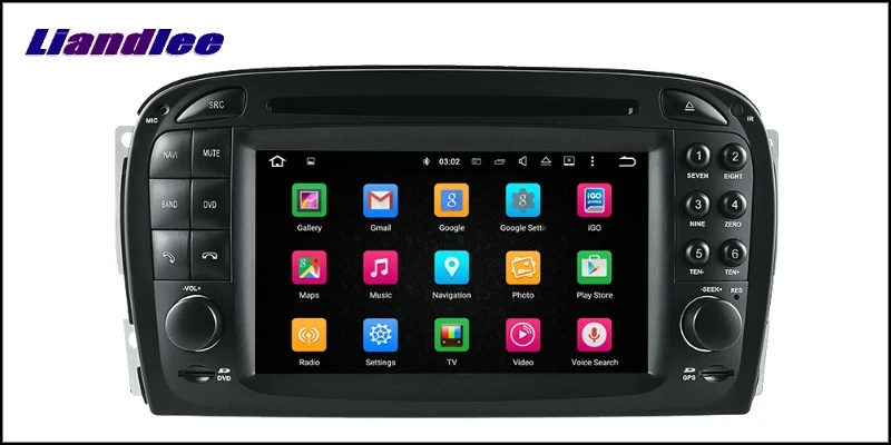 Liandlee Car Multimedia Player NAVI For Mercedes Benz SL Class R230 2001~2004 Touch Screen Radio DVD Stereo GPS Navigation 11