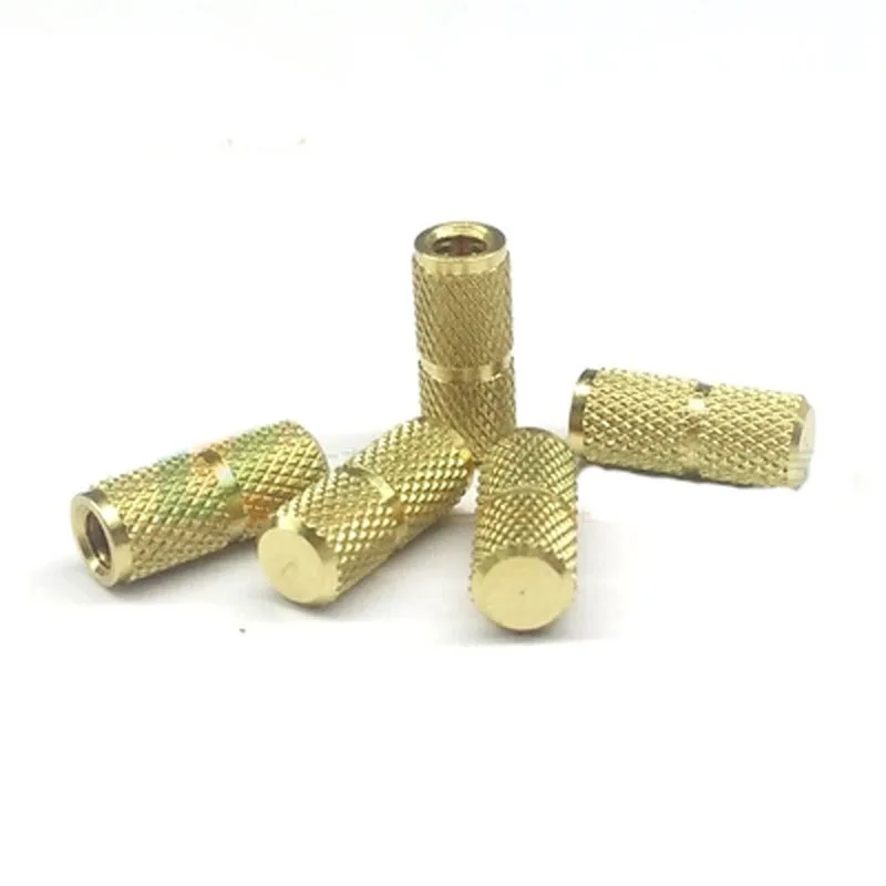 IBB M4 8 Single pass Injection molding Nut Blind hole Knurled Netting