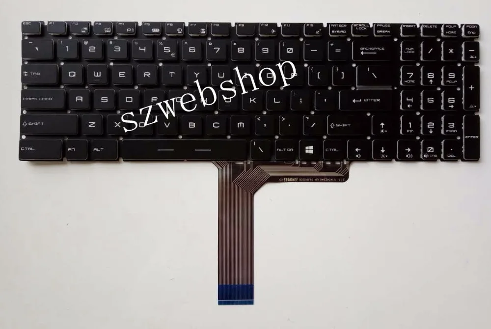

New for MSI MS-16 J2 J3 J4 MS-16H5 MS-16H4 MS-16J6 US laptop US keyboard non-backlit