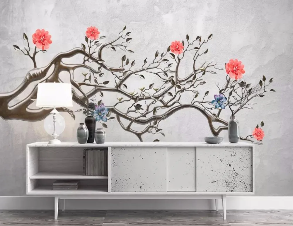 Vinyl Wallpaper Home Decor 3D Wall Mural Living Room Bedroom Decoration