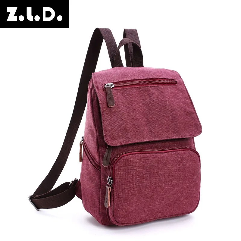

Z.L.D. Brand original women's backpack women's street casual backpack large capacity youth student bag small backpack Mochila