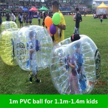 1m PVC Inflatable Bubble Soccer font b Football b font Ball for Children Zorb Ball inflatable