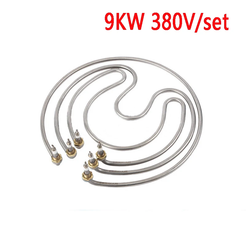 9000W 380V SUS304 One Set of Heating Element for Rice Cooker/Noodle Barrel Ring shape Water Heat