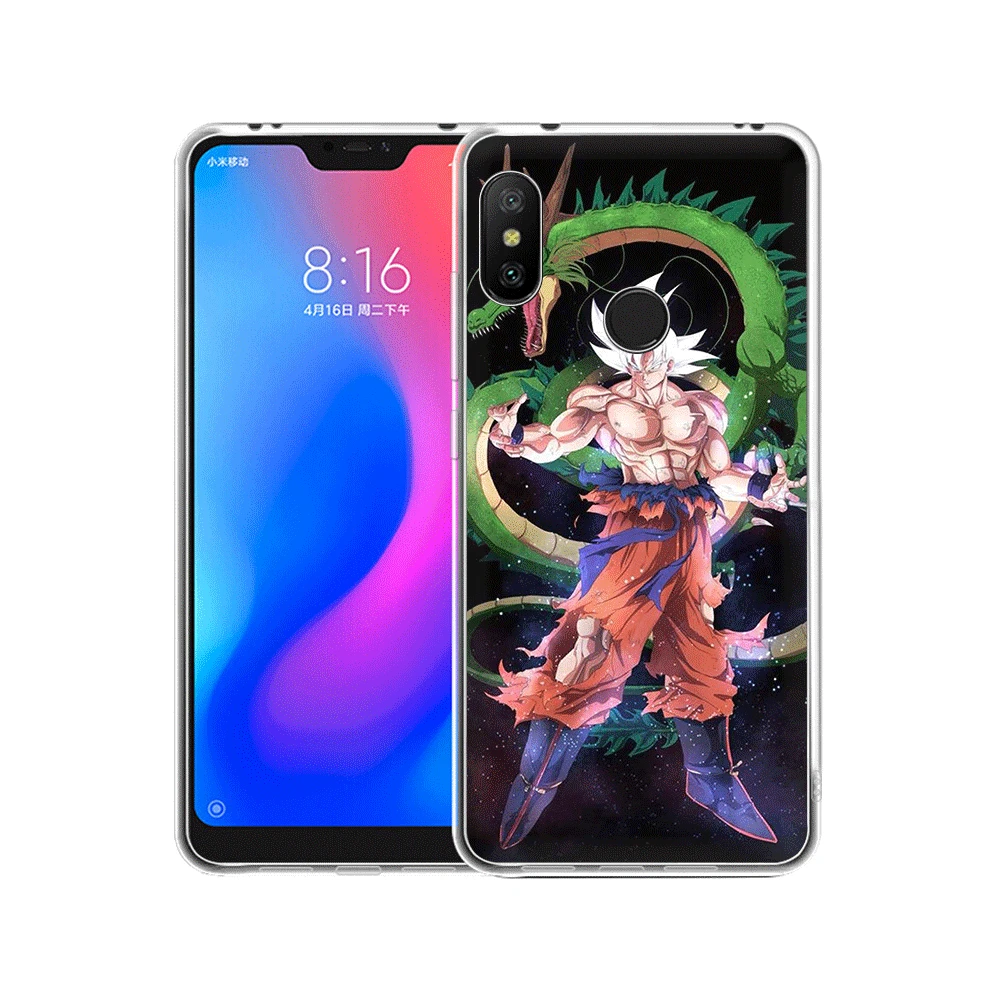 Мягкий чехол из ТПУ для Xiaomi Redmi Note 4 4X 5 6 Pro 5A Prime Dragon Bal Goku|Чехлы-накладки| |