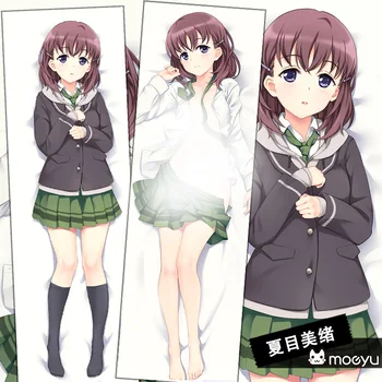 

Anime Just Beacuse Natsume Mio Hugging Body Pillow Case Cover 2WAY Fabric Otaku Pillowcase 35*55/160*50cm