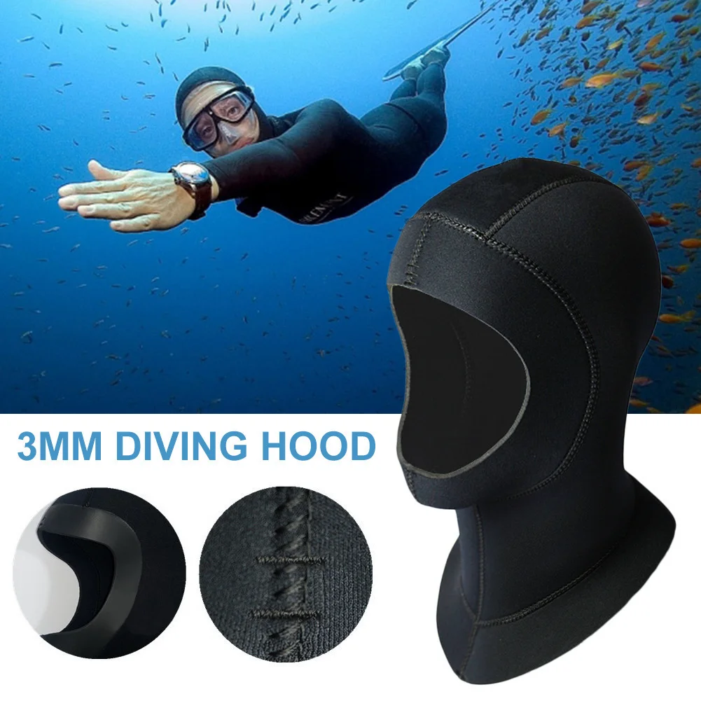 5 ملليمتر النيوبرين الغوص هود مع الكتف معدات الغوص قبعة الشتاء السباحة الدافئة بذلة Spearfishing 5 ملليمتر النيوبرين الغوص هود مع الكتف معدات الغوص قبعة الشتاء السباحة الدافئة بذلة Spearfishing