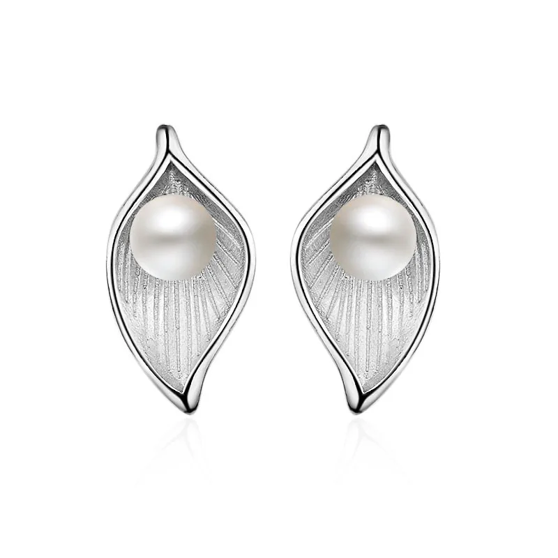 

XIYANIKE 925 Sterling Silver Pearl Fashion Temperament Wild Earring For Women Sterling-silver-jewelry Oorbellen Brincos VES6441