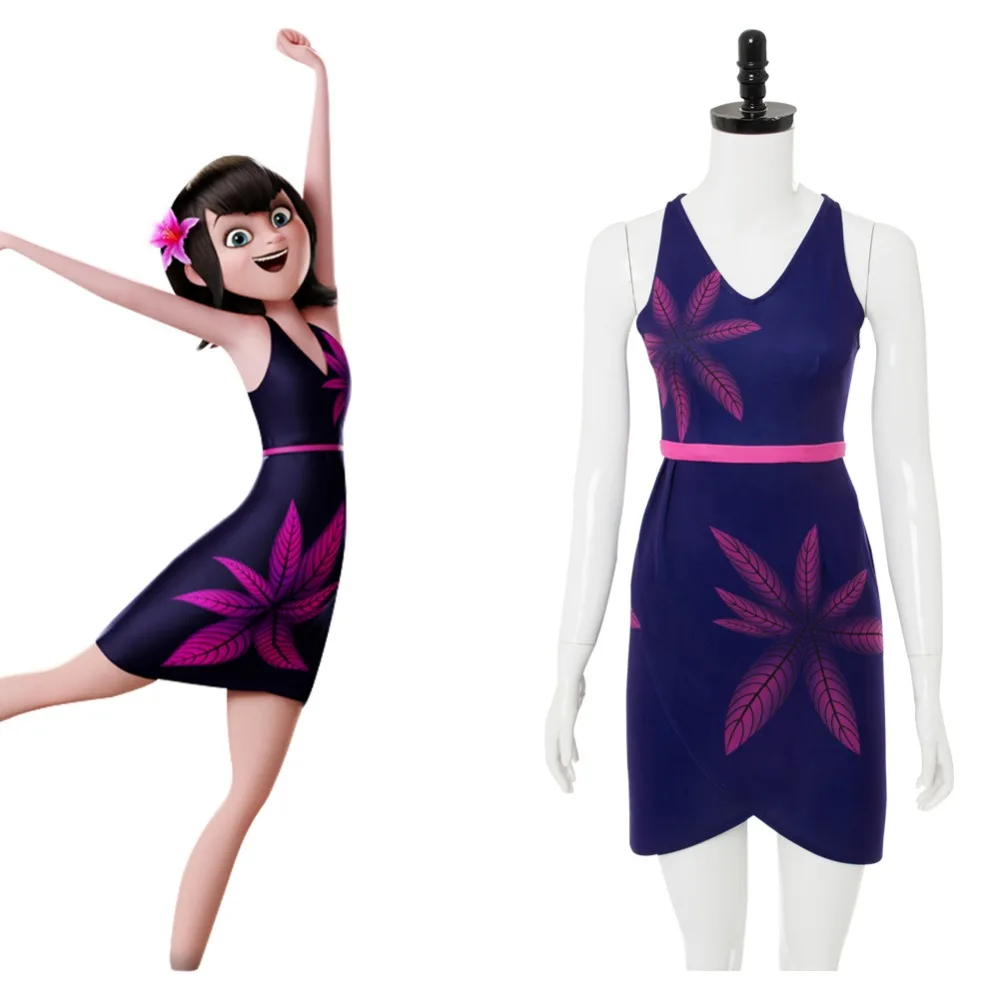 Hotel Transylvania 3 Cosplay Summer Vacation Mavis Costume Dress