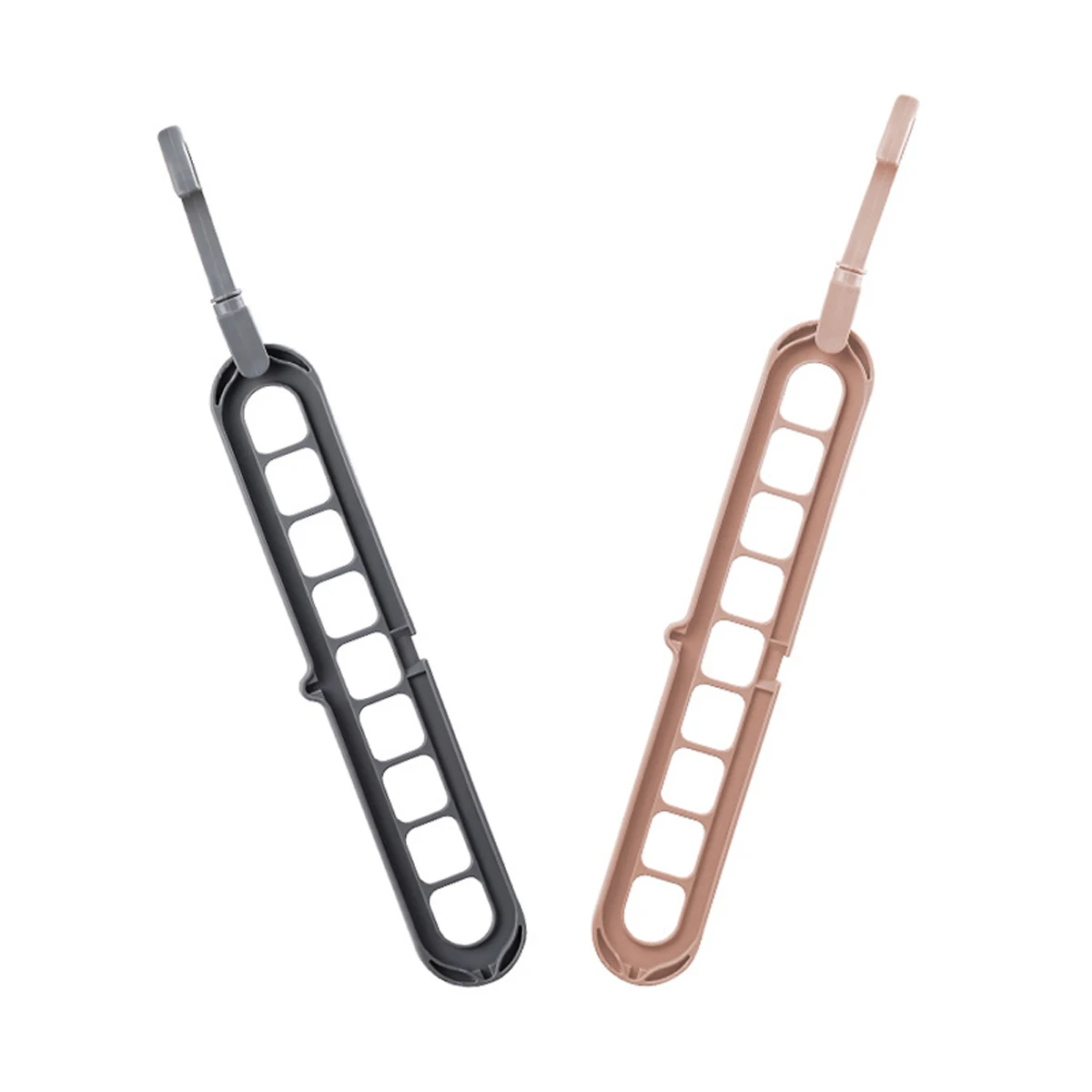 

2pcs Creative rotation Clothes Hanger Magic Multi-Functional Dual Hanger Folding Clothes Hanger Clothing Drying Rack Holder Rack