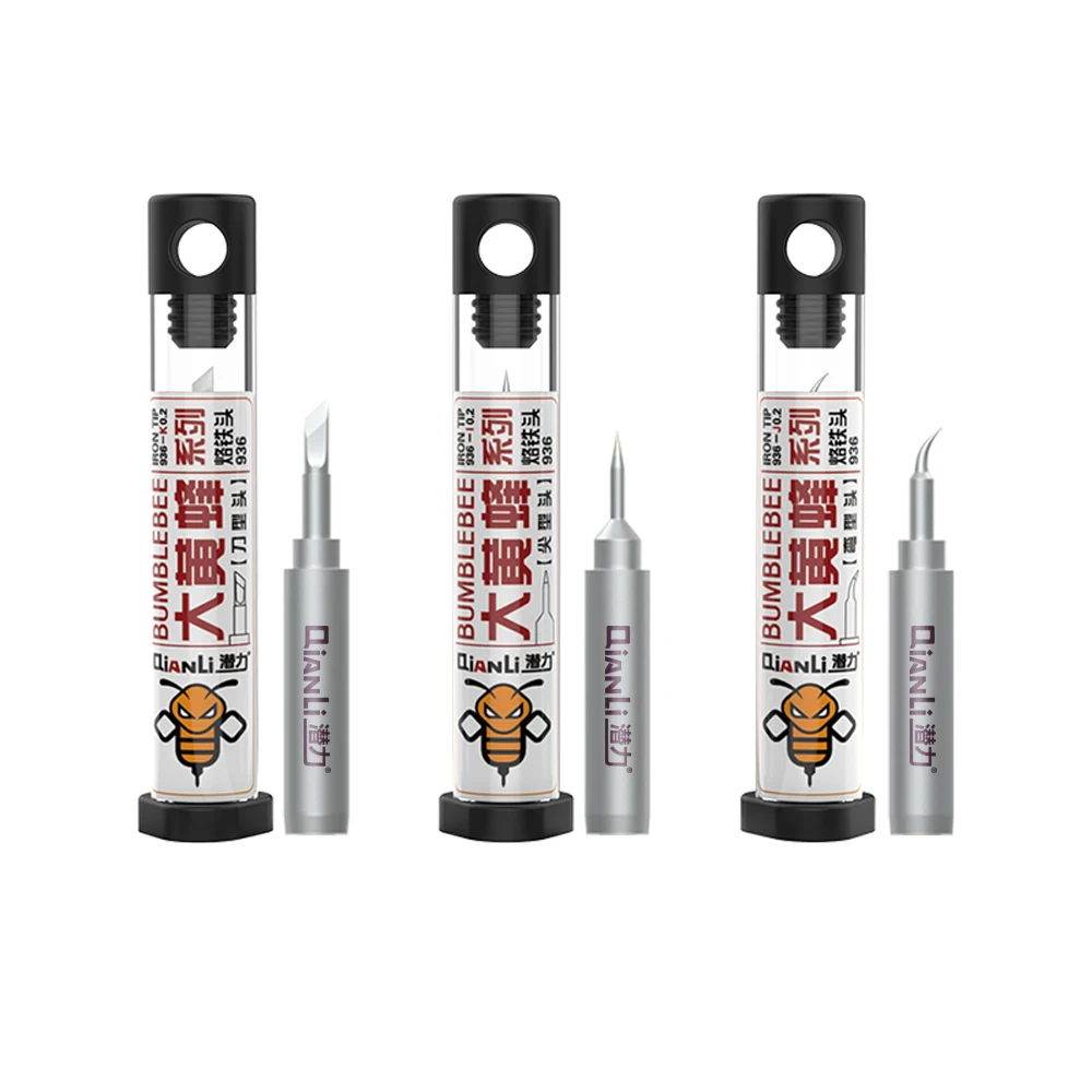 

Qianli Bumblebee 936 Universal Soldering Iron Tip Durable Non-leaded Welding Tip with K J I Model One Piece One Package