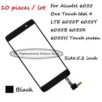 

10PC For Alcatel 6055 One Touch Idol 4 LTE 6055U 6055P 6055Y 6055B 6055K 6055H OT6055 OT-6055 Touch Screen Digitizer Replacement