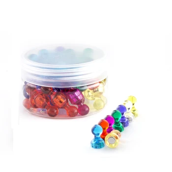 

56Pcs/Set Color Strong Magnets Neodymium Magnetic Pin Thumbtacks Fridge Whiteboard Noticeboard Skittle DIY Home Decoration Wall