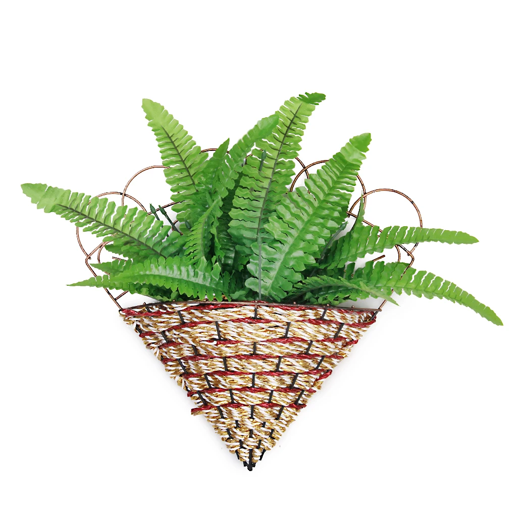 Green Plastic Fern Artificial Grass Leaf Plant Wedding Party Garden Decors