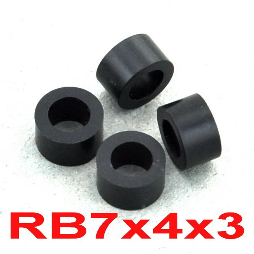 

(10 pcs/lot ) 3mm Black Nylon Round Spacer, OD 7mm, ID 4.1mm, for M4 Screws, Plastic.