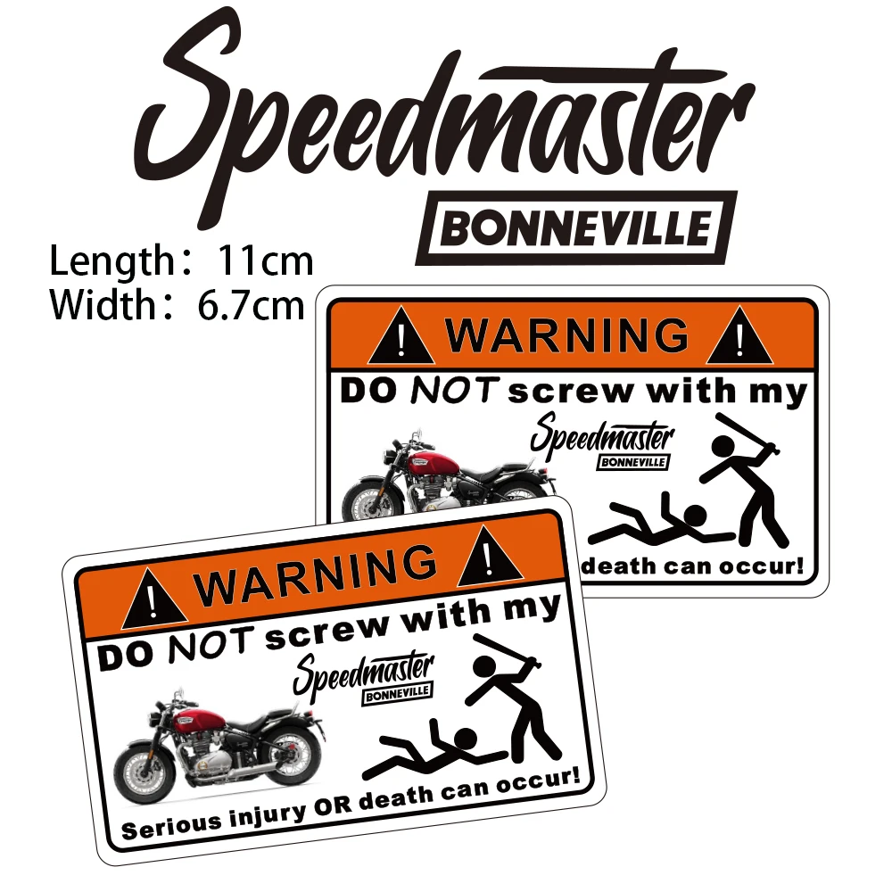 KODASKIN Motorcycle Cheap 2D Creative Warning Sticker Decal for Triumph Bonneville Speedmaster | Автомобили и мотоциклы