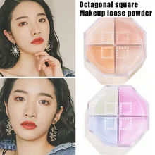 Прозрачная отделка рассыпчатая пудра контроль масла водонепроницаемый макияж инструмент для лица отделка кожи JIU55
