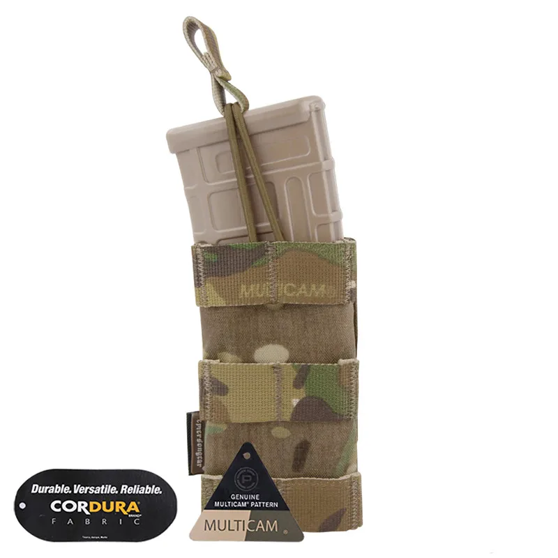 Emerson Тактический модульный одиночный Открытый Топ 5,56. 223 подсумок Emersongear Mag Carrier MOLLE PALS лямки W/Pull BungeeTabs - Цвет: MC