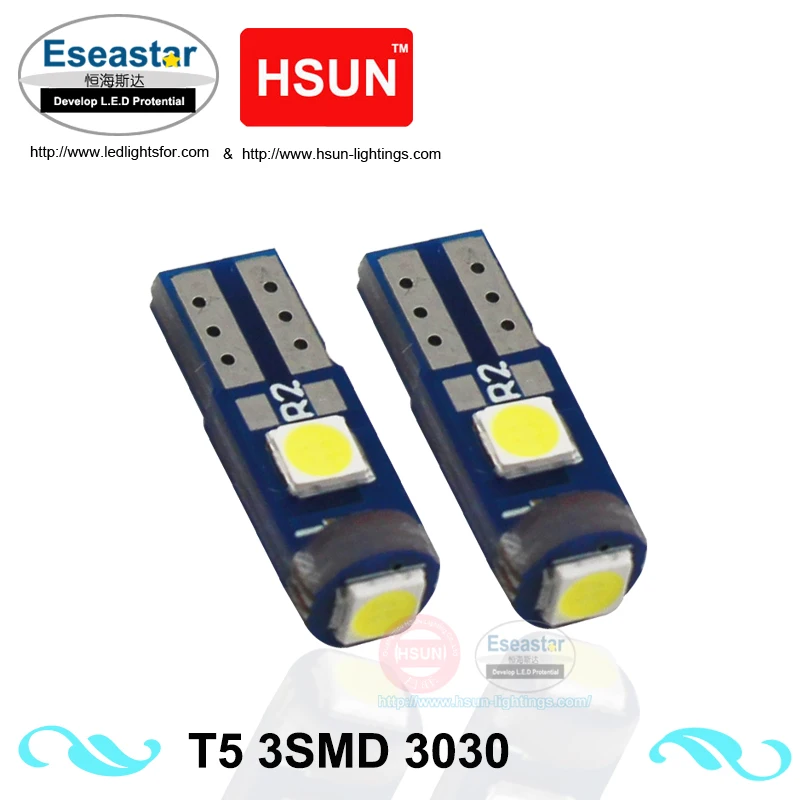 

Eseastar 10pcs T5 3LED 3030 white red Car Dash Dashboard LED Instrument Panel Light Bulb For E36 E34 E32 E38 E31 M3 Z3 12V