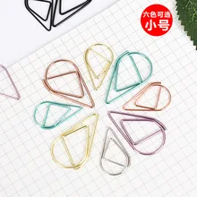 1 шт. Южная Корея маленький креативный канцелярский металлический Скрепка/бумажный зажим Милая ручка для офиса