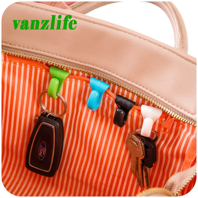 vanzlife creative anti lost bag hooks inside built key holder bag inner key clip for easy ...