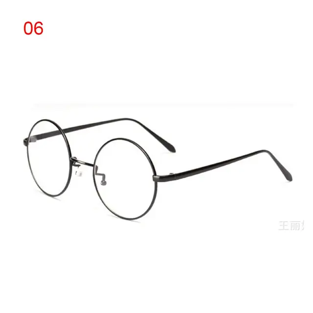 Unisex Klassische Nerd Runden Brille Klarglas Linse Damen und Herren Zubehör Unisex Klassische Nerd Runden Brille Klarglas Linse Damen und Herren Zubehör