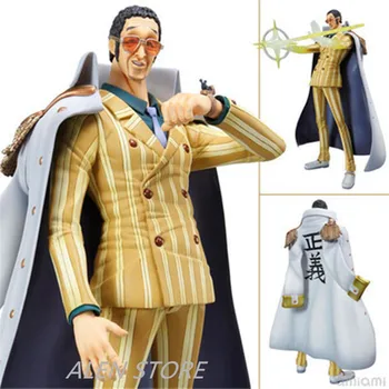 

ALEN 24CM Anime One Piece Marine Admiral Borsalino Boxed 24cm PVC Action Figure Collection Model Doll Toy Gift