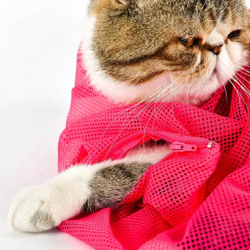 Eco-Friendly Bag Pet Cat Bag Wash Breathable Convenient Soft Travel Cat Bag For Clean Small Medium Large Cats Bathing Bag YT0015-2