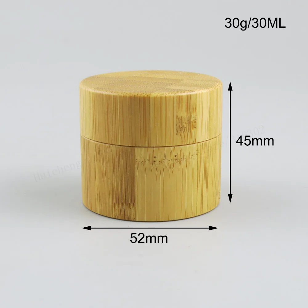 12x5 г 10 г 30 г 50 г натуральный бамбук деревянная баночка с кремом для лица DIY бамбуковая косметическая маска коробка для хранения высокого класса пустой крем для глаз горшок