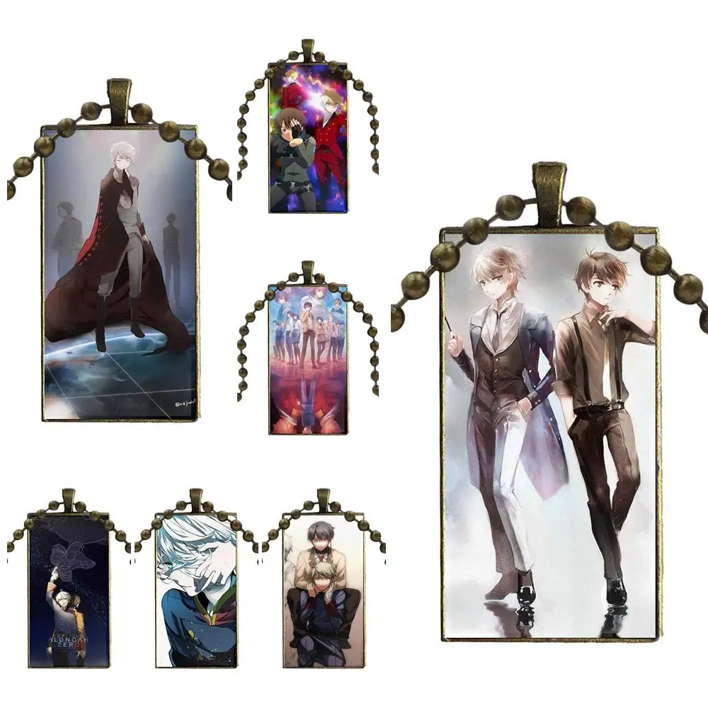 

EJ Glaze For Women Aldnoah Zero Slaine Inaho Japan Anime Necklace Fashion Long Chain With Rectangle Necklace Jewelry