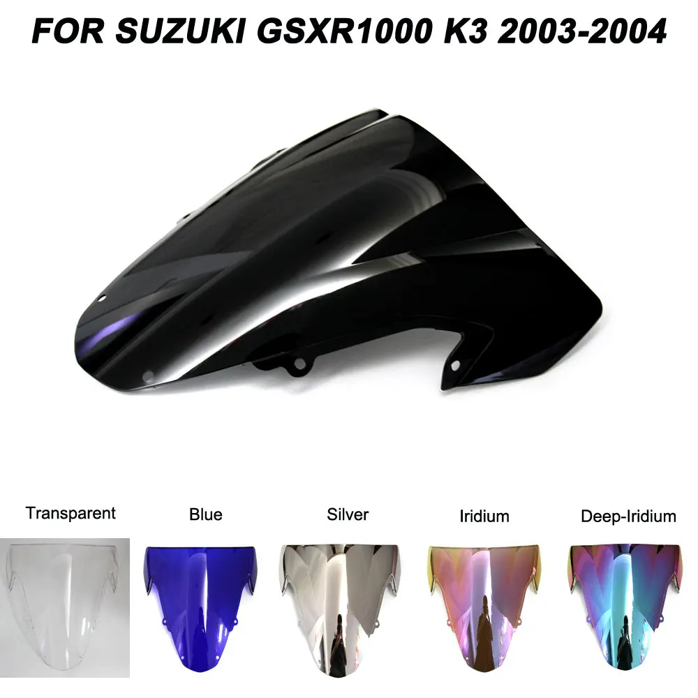 

For 03-04 Suzuki GSXR1000 K3 GSXR 1000 2003 2004 Wind Deflectors Motorcycle Windscreen Windshield GSXR GSX-R 1000 Accessories